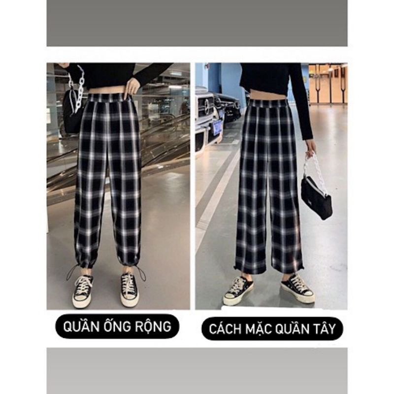 quần vải kẻ 249k