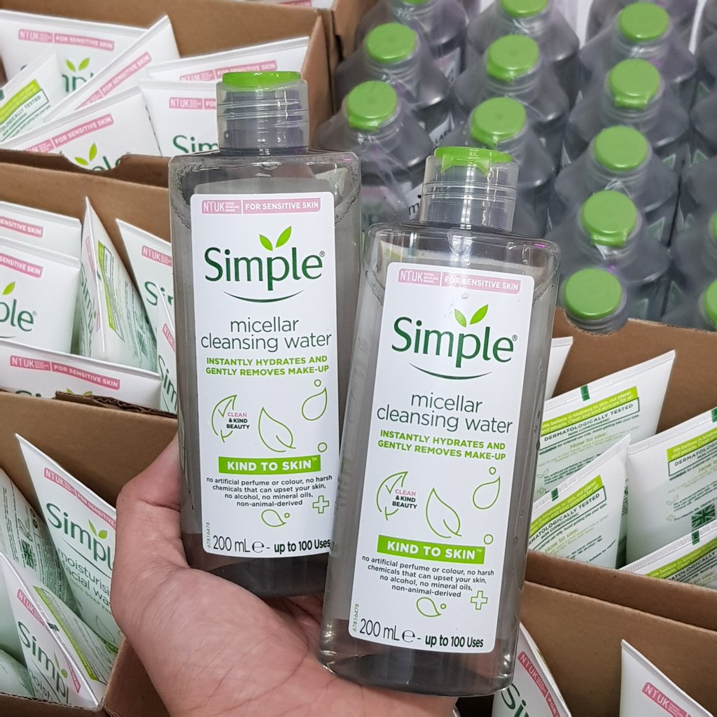 Simple Micellar Cleansing Water - Nước Tẩy Trang 200ml | BigBuy360 - bigbuy360.vn