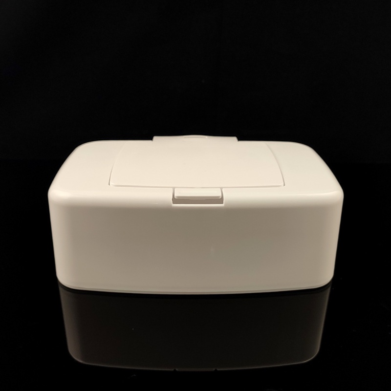 1 Hộp Đựng Khăn Giấy Ướt Bằng Nhựa Tiện Dụng Cho Gia Đình