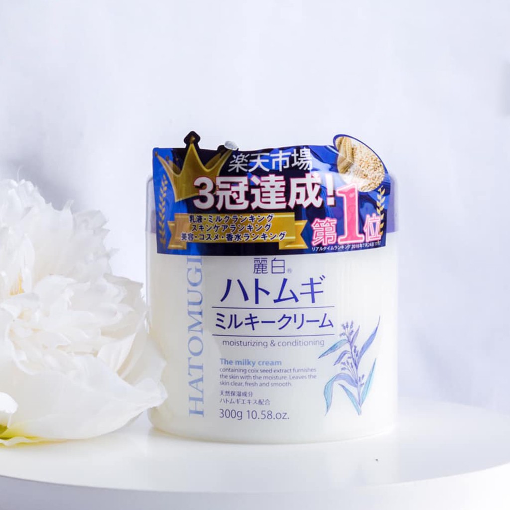 Kem Dưỡng Hatomugi Moisturizing Conditioning 300g