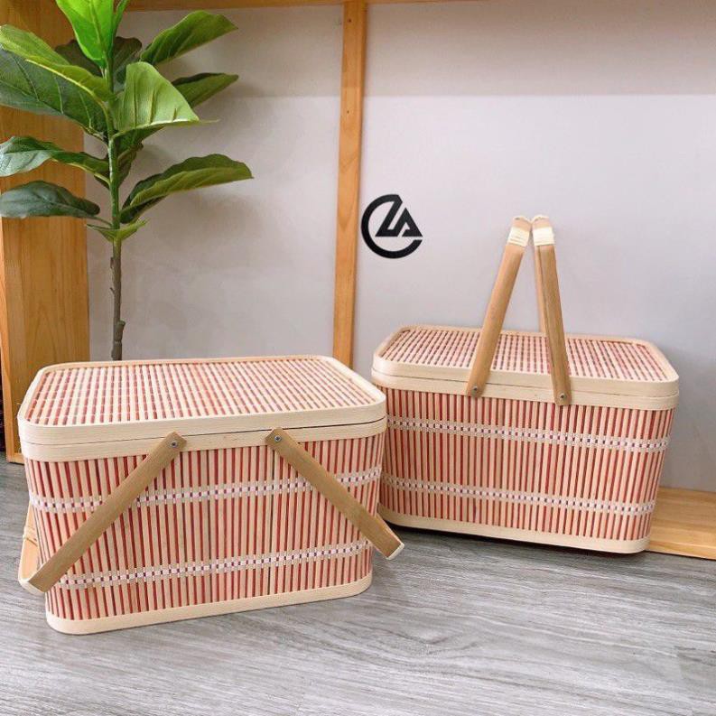 Xưởng sx- Làn tre/giỏ tre/hộp tre đi pinic - Tre VN