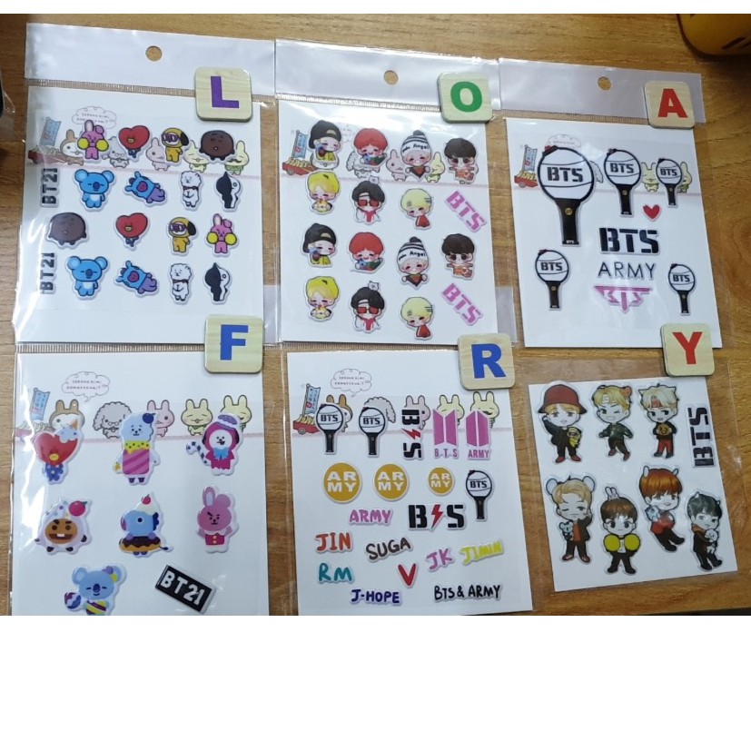 Hình dán (sticker) BTS