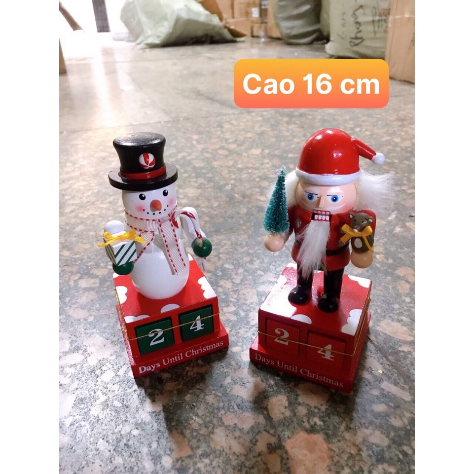 Lính chì các hình trang trí noel cao 38cm