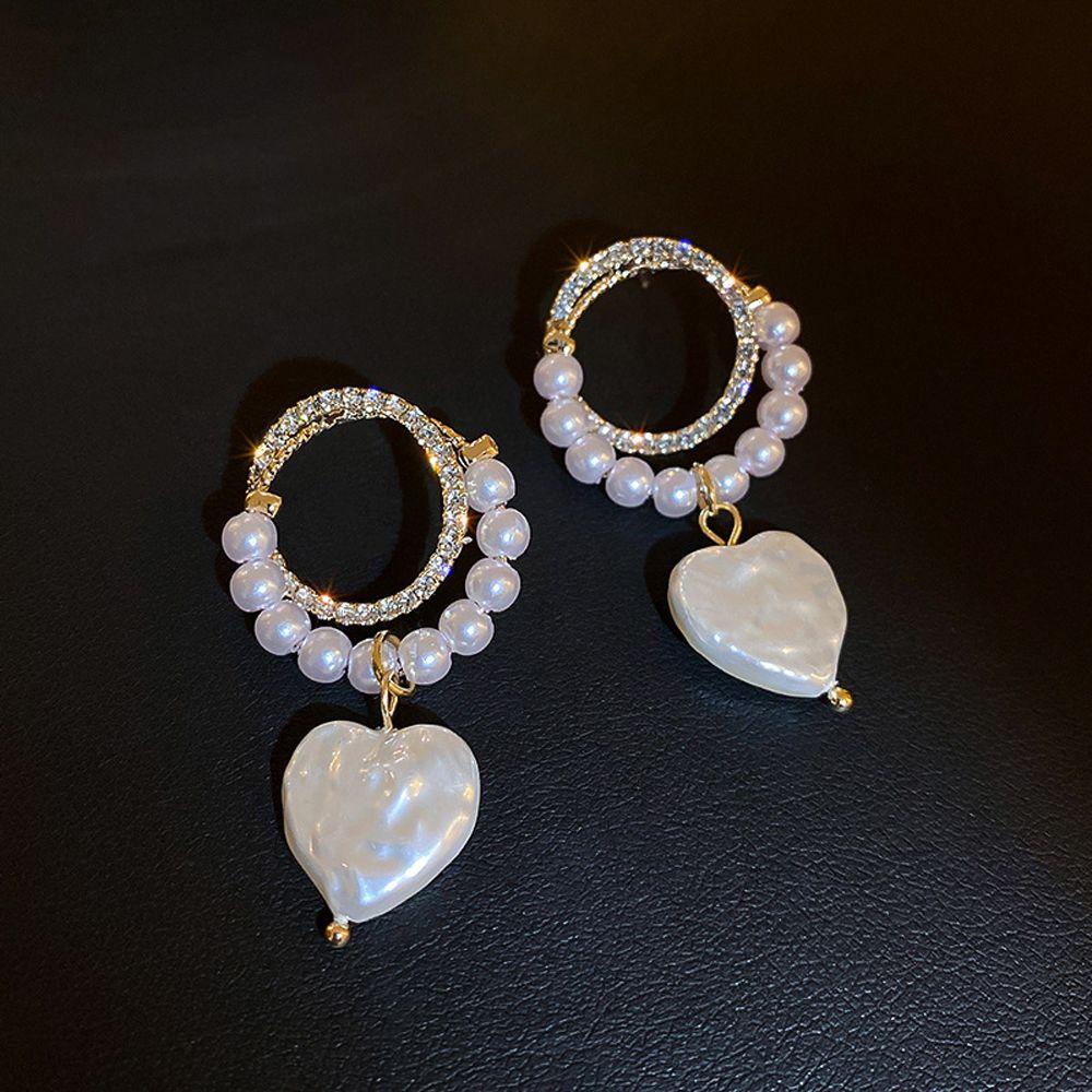 Bông Tai Dạng Vòng Thời Trang Dự Tiệc Cho Nữ|Mặt Dây Chuyền Hình Trái Tim