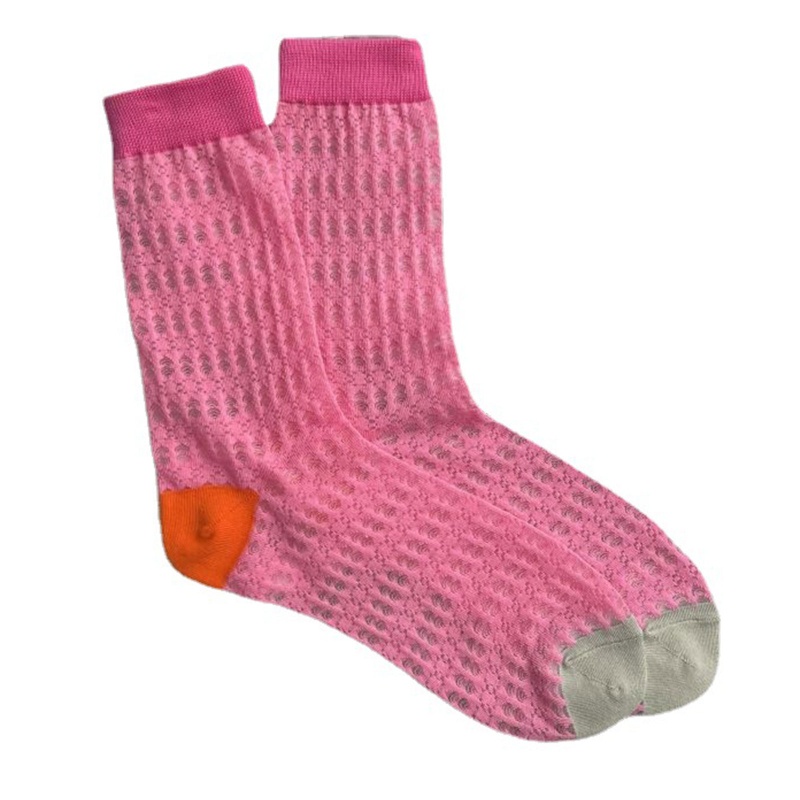 Xixi Tất Lưới Mỏng Họa Tiết Hình Học Phong Cách Harajuku Thời Trang Mùa Hè Cho Nữ