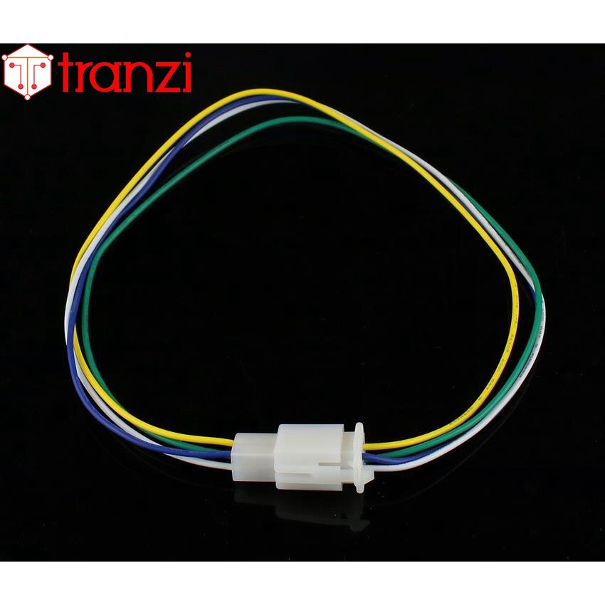 Vỏ header 2.8mm 28050 4P bộ đực cái trắng - túi 5 bộ đực cái