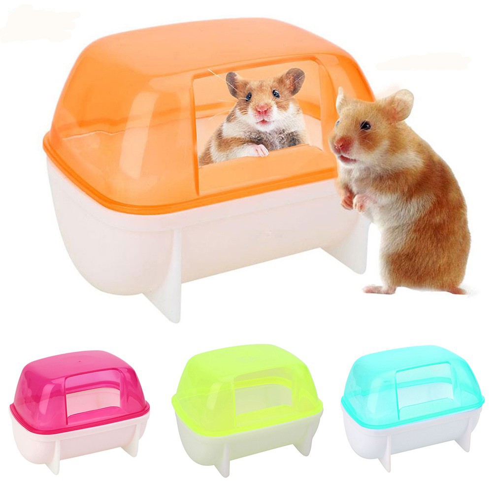 Nhà tắm nhựa cho Hamster Size 10.3 x 7.3 X 7 cm [ LOẠI 1 ] cam kết đổi trả nếu hàng lỗi