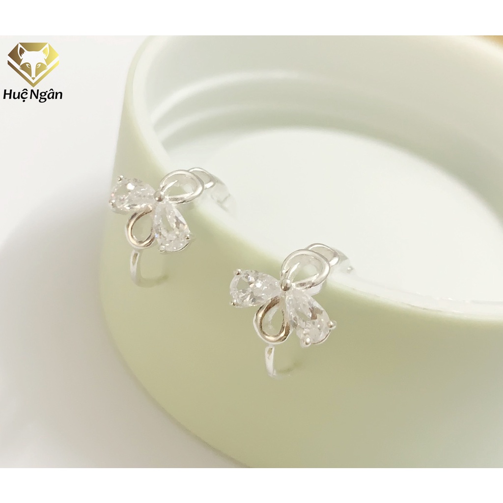 Bông tai bạc 925 Huệ Ngân - Nơ xinh RYE140493