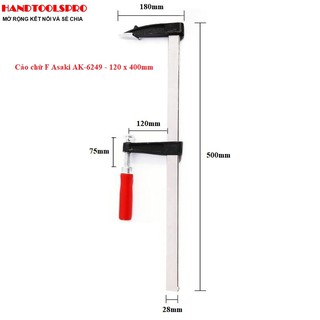 120 x 400mm Cảo chữ F Asaki AK-6249