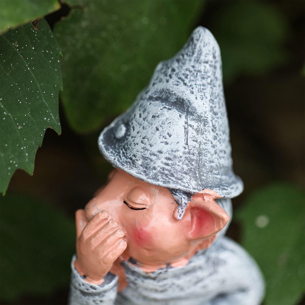 Mô Hình Tượng Gnome Vui Nhộn Trang Trí Sân Vườn