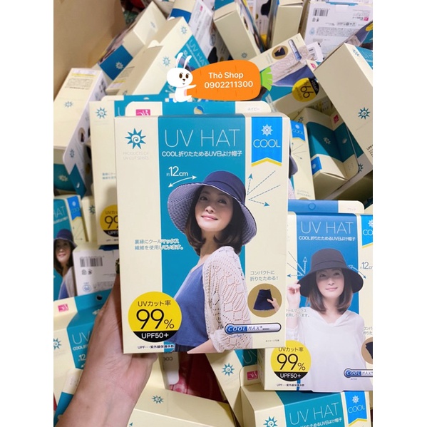 Mũ 2 mặt chống nắng Nhật Bản 100% chống tia UV 99%