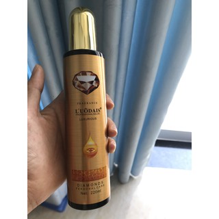 Nước hoa tóc kim cương 220ml hương thơm nhẹ nhàng, quyến rũ
