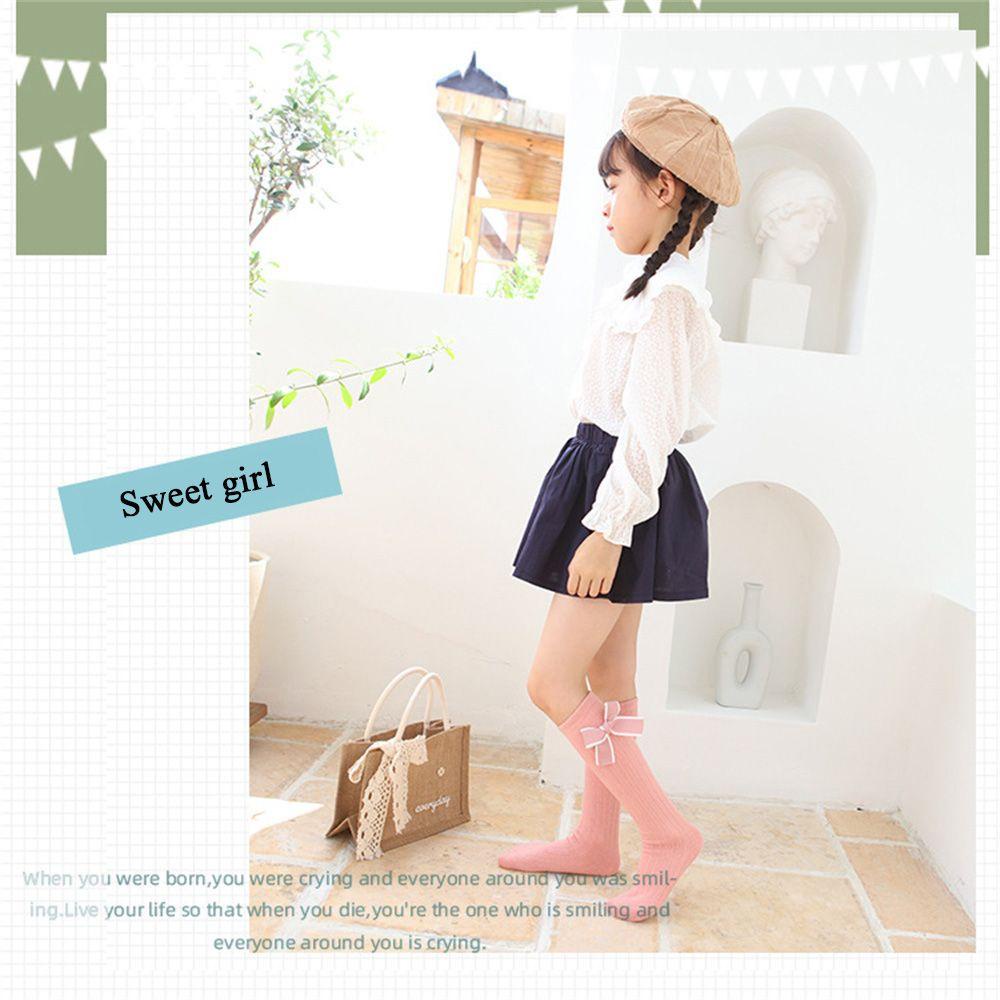 Tất Cotton Dài Qua Gối Giữ Ấm Mùa Thu Đông Cho Bé