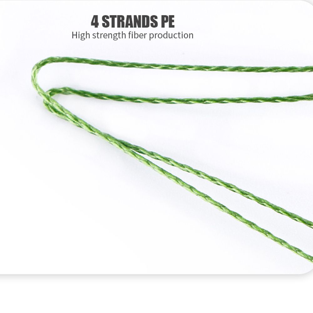 Cuộn dây câu cá 4 sợi 100m bằng pe mịn màng chống mài mòn