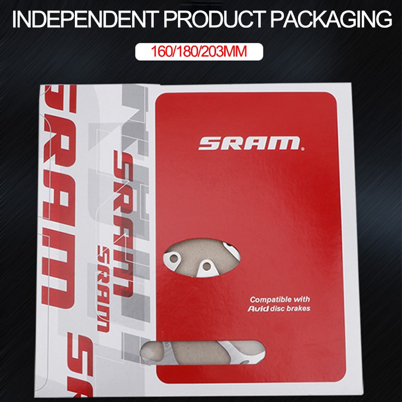 Đĩa phanh thủy lực SRAM 160mm 180mm 203mm bằng thép không gỉ cho xe đạp leo núi