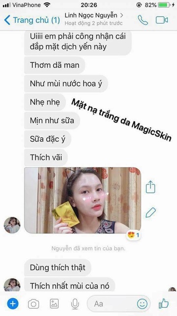 Mặt nạ dịch yến trắng da