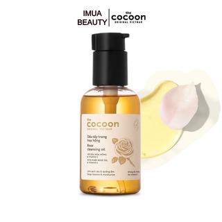 Dầu tẩy trang hoa hồng Cocoon 140ml an toàn cho da nhạy cảm