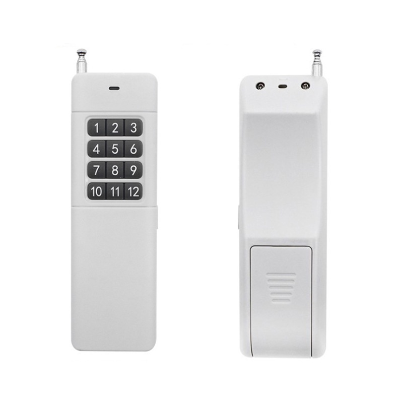 Tay Remote điều khiển 12 nút (12 kênh), Pin 9V, tần số 315Mhz / 433Mhz