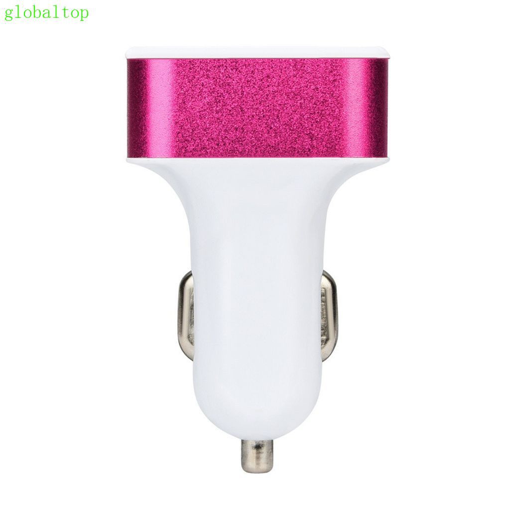 Tẩu Sạc 3 Cổng Usb Dc 5.0v 2.1a / 2a / 1a Cho Xe Hơi