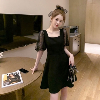 Đầm Voan Phối Lưới Thời Trang Dành Cho Nữ