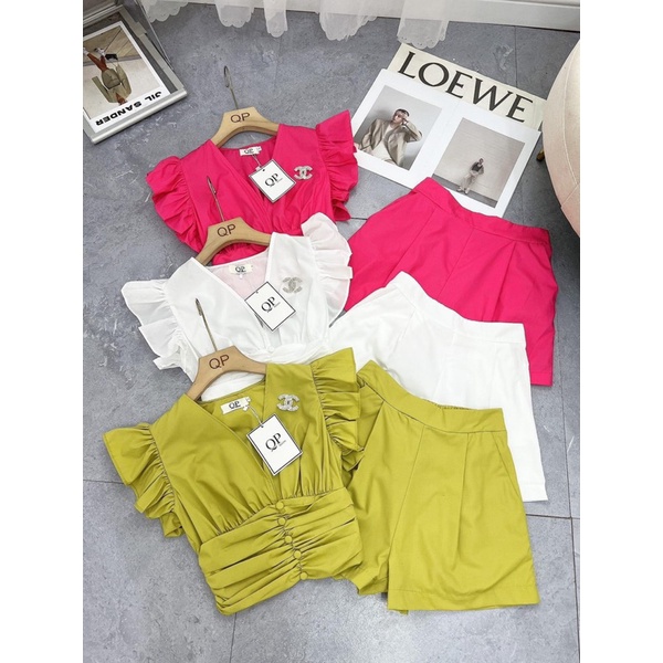 Set bộ thô cúc bọc cho bé gái