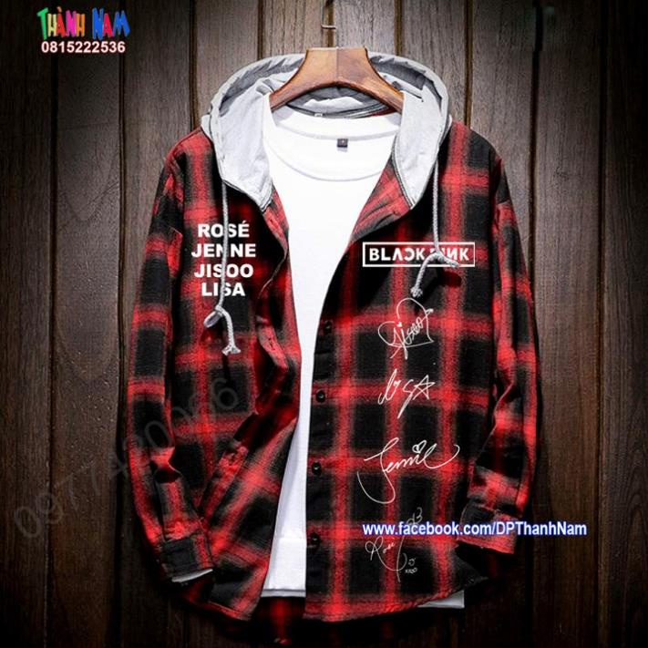 áo blackpink, áo sơ mi fan blackpink, plink free size ( dưới 60kg )