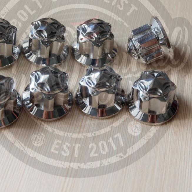 Mô Hình Trang Trí Hình Nón Nut Probolt Thái Lan Bằng Thép Không Gỉ Mới 19