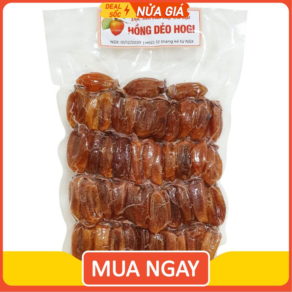 [FREESHIP] 500gr Hồng Sấy Dẻo, Hồng Khô  Đặc Sản Đà Lạt