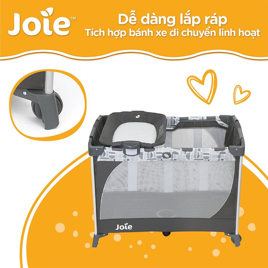 Giường cũi trẻ em - Joie Commuter Change Logan