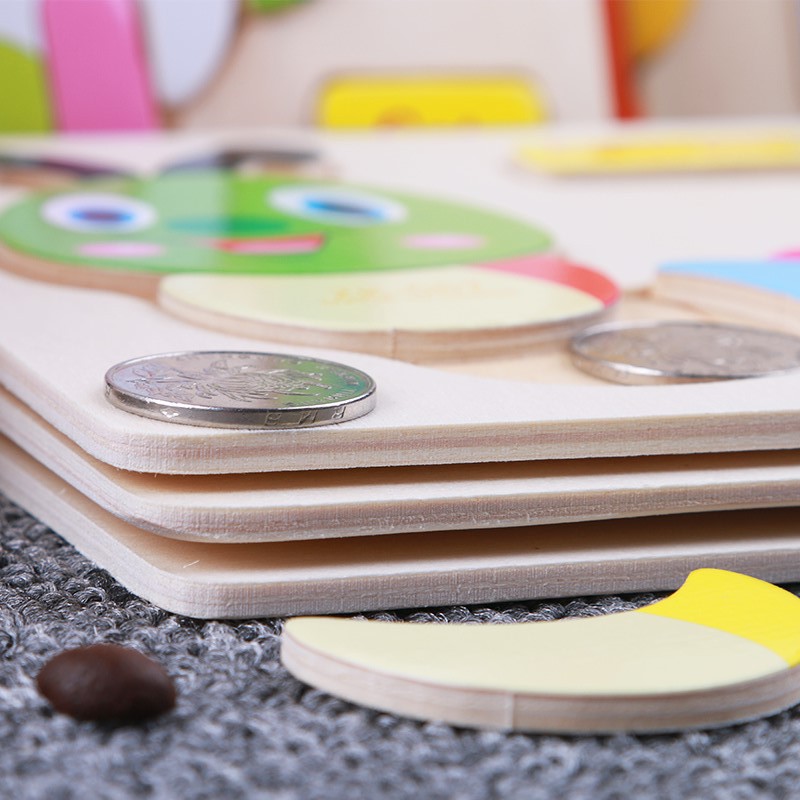 Combo 10 Tranh Bằng Gỗ 3D Tổng Hợp Nhiều Chủ Đề Cho Bé