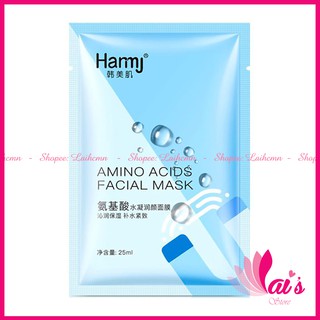 Mặt Nạ Animo Acids Facial Mask Hamj Dưỡng Ẩm, Giữ Ẩm, Cấp Nước, Căng Mọng Da Mask Nội Địa Trung Chính Hãng - LAI'S STORE