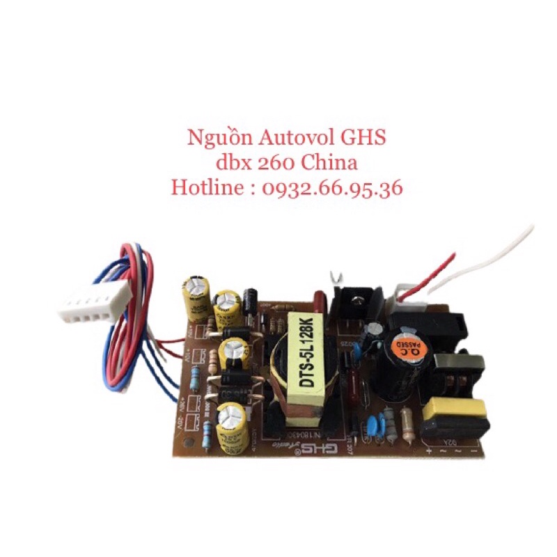 Bo nguồn dbx 260 China#nguồn autovol GHS#nguồn xung GHS thay thế cho tăng-phô 260#bo nguồn GHS
