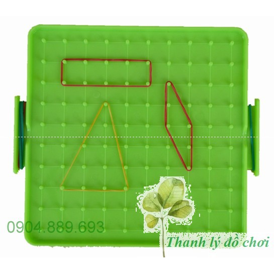 Bảng chun học toán và tạo hình dạng 2 mặt