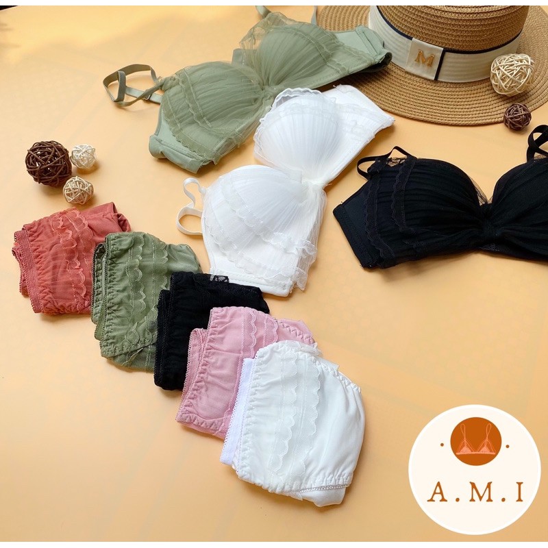 Bộ đồ lót có mút nâng ngực , set đồ lót - Ami chuyên sỉ | BigBuy360 - bigbuy360.vn