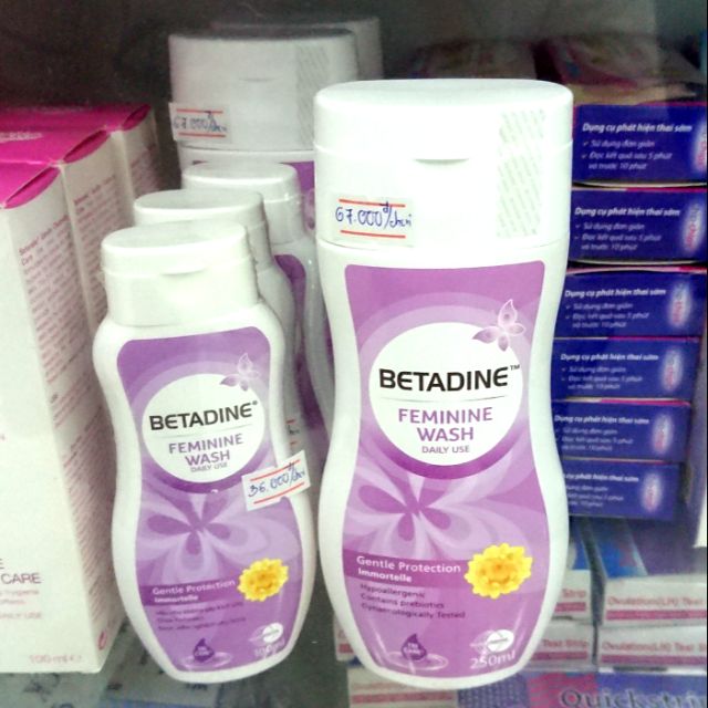 Betadine Gentle Protection vệ sinh phụ nữ hằng ngày