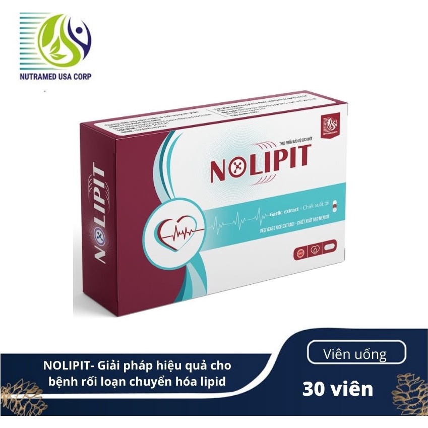 NOLIPIT Giải pháp an toàn, hiệu quả cho các rối loạn chuyển hóa lipit