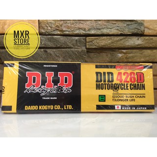 Sên, Xích DID 428D Nhật tem xanh phản quang (9mm 130 Mắt)