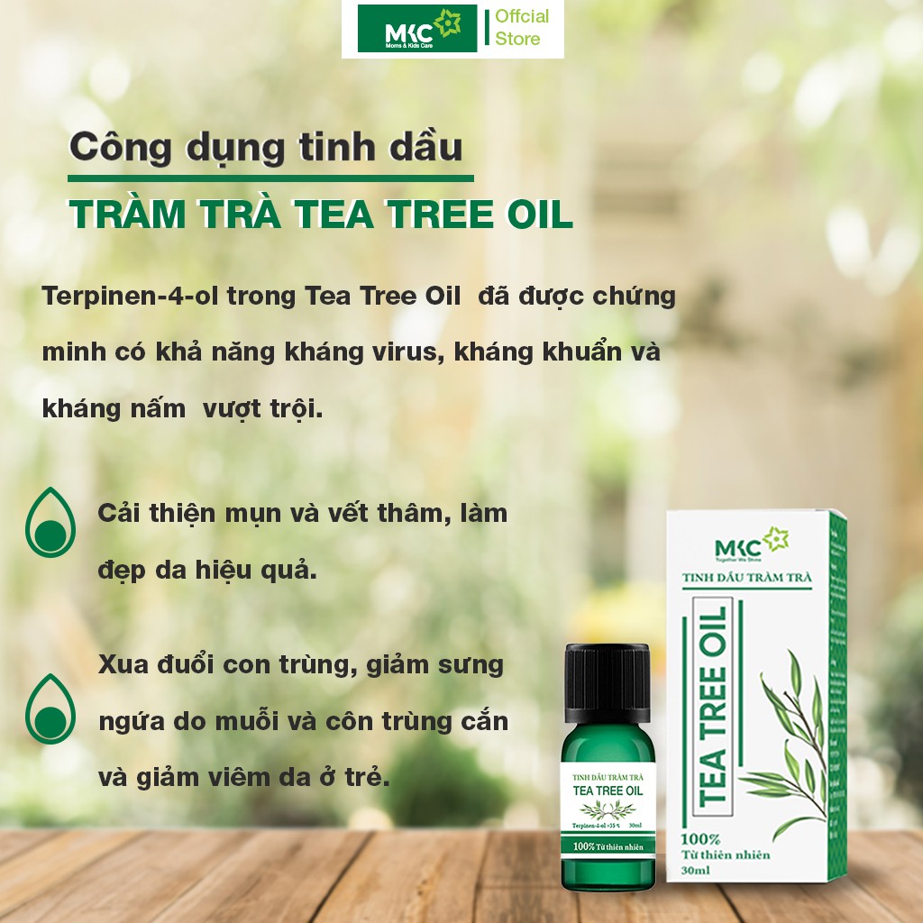 Tinh dầu tràm trà nguyên chất - 30ml