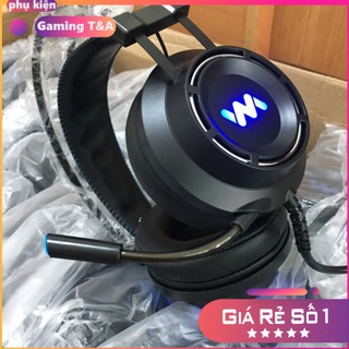 Tai nghe gaming wangming 9800s rgb 7.1 - cổng usb - màu đen - bảo hành 12 tháng