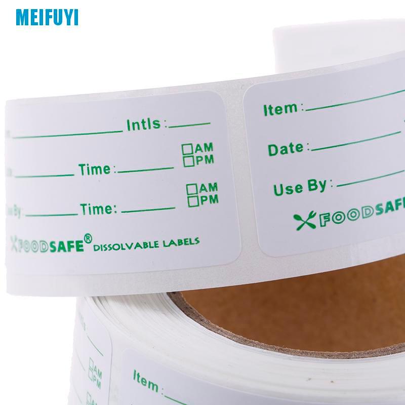 Set 250 miếng dán đánh dấu hộp thức ăn 439v tự dính có thể tháo gỡ