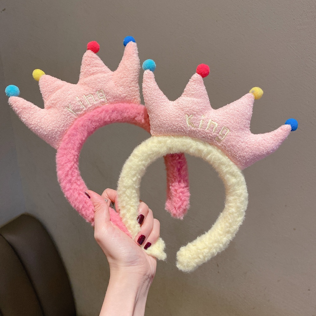 Băng đô cài tóc rửa mặt dạng ấn hình tai mèo dễ thương phong cách Hàn Quốc