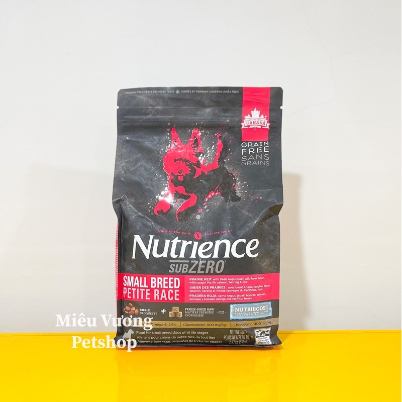 Thức ăn hạt chó cao cấp Nutrience Subzero Fraser Valley túi 2.27kg siêu dinh dưỡng cho chó