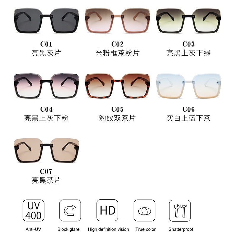 Kính Mát Chống Tia Uv400 Thời Trang Dành Cho Cả Nam Và Nữ