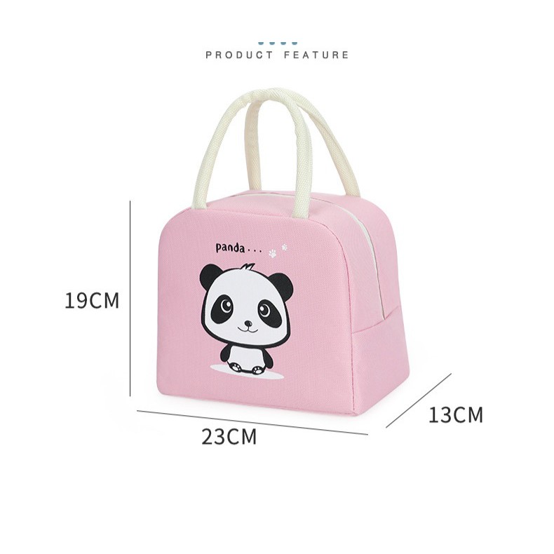 (XẢ KHO) Túi cơm giữ nhiệt túi cơm văn phòng túi đựng hộp cơm đáng yêu