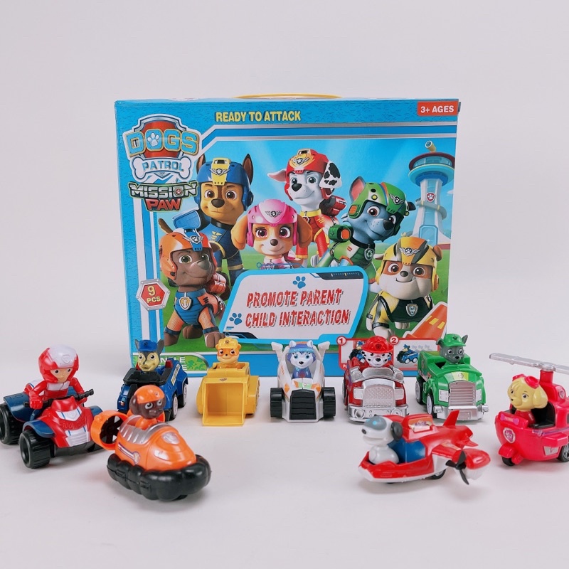 [TỔNG HỢP]Đồ Chơi Mô Hình Nhân Vật Chó Cứu Hộ-PawPatrol/Mô Hình Xe Ô Tô Đội Chó Cứu Hộ Phiên Bản Mới Nhất 2021