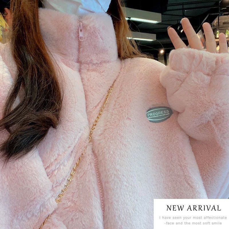 Áo khoác lông thỏ form rộng thụng siêu mềm mịn Korea's Style | BigBuy360 - bigbuy360.vn