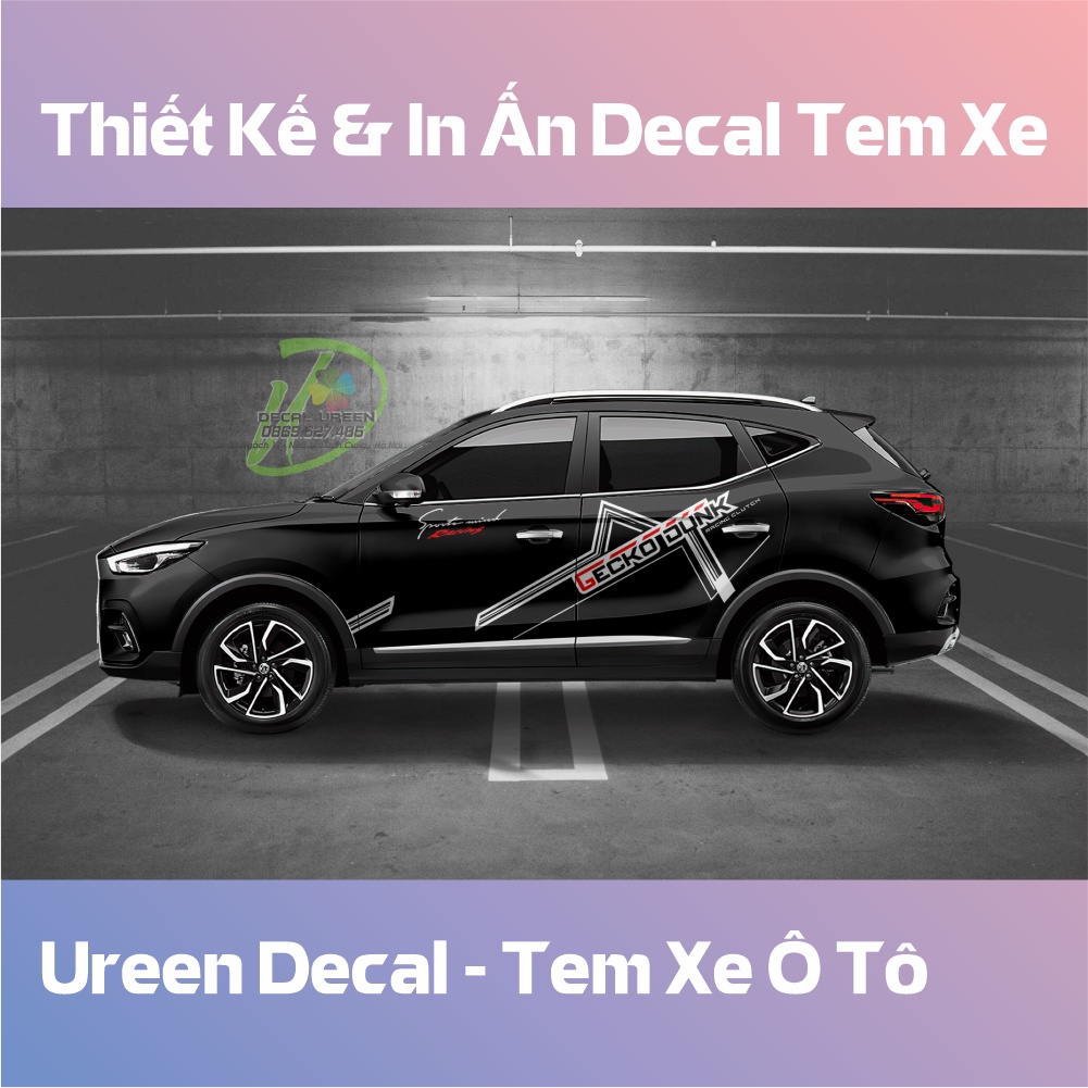 Decal Tem Xe MG ZS Mẫu 005