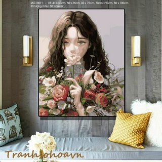 Tranh Sơn Dầu Số Hóa Nàng Thơ Tranhsohoavn Tranh Số Hóa Mã Tranh N071