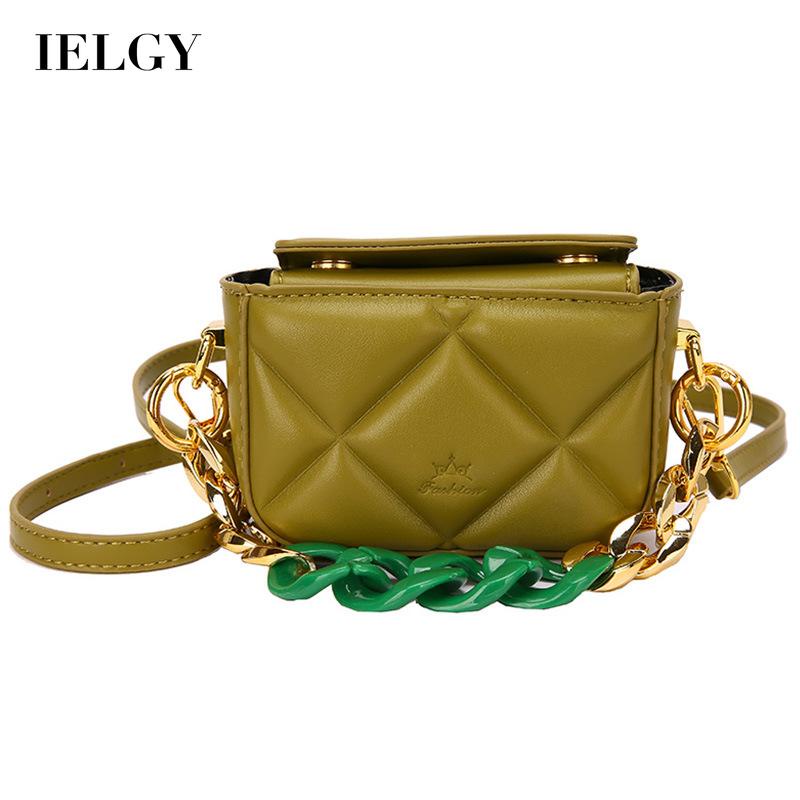 Túi Đeo Chéo Hình Vuông Cỡ Nhỏ Bằng acrylic Phối Dây Xích Thời Trang Cho Nữ