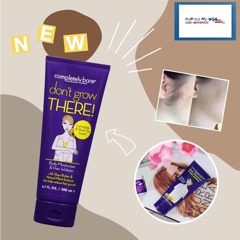 Kem Ức Chế Làm Chậm Quá Trình Mọc Lông COMPLETELY BARE